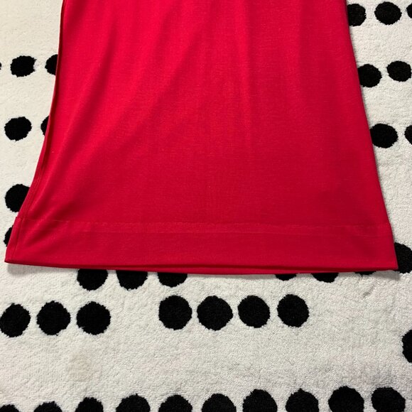 Vintage 70s Button Tie Front  Ruffle Trim Modest 60s Retro Secretary Dress - Picture 16 of 16